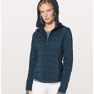 Lululemon Extra Mile Jacket, Size 4, Nocturnal Teal
